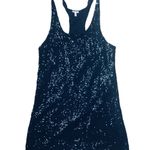 Victoria's Secret VTG Y2K Victoria’s Secret VS Black Sequin Sparkle Mini Slip Dress M Racerback Photo 1