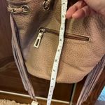 Tan Leather Fringe Shoulder Bag Photo 2