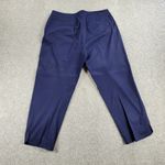 Talbots  Womens Heritage Pants 12 Blue Straight Stretch Career Business Office Photo 1