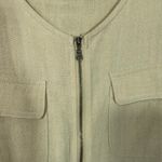 P. Cill Womens Butter Yellow Lagenlook Linen Blend Top Photo 2