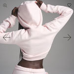 SKIMS Cotton Fleece Shrunken Pullover Hoodie S Photo 1