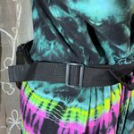 Black Quilted Patent Leather Fanny Pack with Gold Chain Zip Photo 6