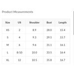 Commense Nautical Black White Casual Striped Crew Neck Tank Top Stretch Small Photo 2