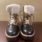 Target Black Combat Moto Boots with Rugged Sole Photo 3