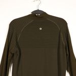 Lululemon EUC Dark Green Brown Pullover Size 10 Photo 8