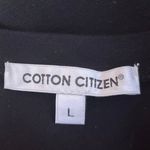 Cotton Citizen Brisbane Women's Black One Shoulder Sleeveless Bodysuit Top Sz L Photo 3