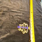 Stella & Dot  Blue Enamel and gold tone‎ Pendant necklace. Statement piece! Photo 8