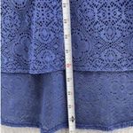 Leifnotes Women's Pull Anthropology Fit And Flare Cap Sleeve Solid Blue XS Photo 9