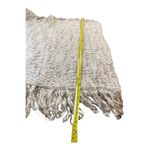 Umgee  Fringe Poncho‎ Knit Sweater Tunic Pullover Oversized Neutral Colors Photo 11