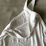 Amazon Ribbed White One-Shoulder Women's Top Photo 1