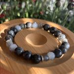 Handmade  Labradorite + Larvikite Bracelet * Photo 2