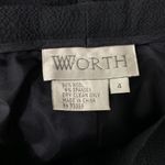 Worth 4 Navy Wool Trousers Career Work Dress Pants Classic Fit Blue Photo 5