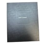 Saint Laurent NIB Studded Leather Portfolio in Black w/Box, Dustbag & COA Photo 3