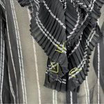 White House | Black Market Semi Sheer Ruffle Button Down Photo 52