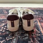 BIRDIES the Cardinal Leather Sneakers in Floral Houndstooth plaid White Size 7 Photo 3