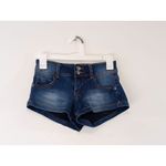 Harmony & Havoc  Women’s Jeans Shorts Blue Stretch Size 0 Photo 1
