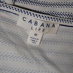 Cabana Life Womens‎ Blue White Tunic Dress Medium Photo 3