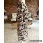 Vince Camuto  Tan Black Leopard Animal Print Roll Mini Dress 12 Photo 9