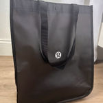 Lululemon  Black Large Reusable Tote Bag Photo 0