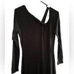 Naked Wardrobe Black Jumpsuit Women’s Cutout One-Shoulder Wide Leg 1X Photo 5