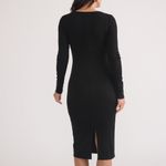Marine layer Lexi Rib Long Sleeve Midi Dress Photo 1