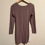 Lululemon NWT  Contour Dress *Nulu Antique Bark Mauve- Size 8 Photo 2