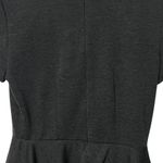 Danny & Nicole Charcoal Gray Peplum Dress - Size 12 Elegant Formal & Office Wear Photo 7