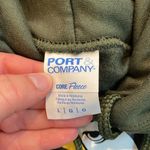 Hunter Green Military Hooded Sweatshirt Size Large Photo 4