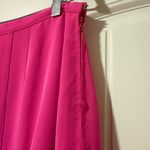 Elegant Silk Made in France Pink Women's Skirt Size 10 Photo 3