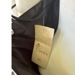 Ceci USA NWT Beaded Taffeta One Side Ruched Backless Evening Gown Dress XL Photo 5