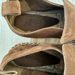 Vince Ronan Suede Slip On Espadrille Shoes Chukka Booties Luxe Brown Size 6 Photo 8