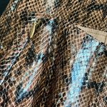 EXPRESS NWT High Waisted Faux Vegan Leather Snakeskin Pencil Skirt Photo 6