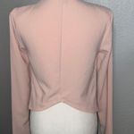 Windsor Dusty Pink Cropped Draped Open-Front Cardigan Size Small Photo 1