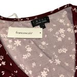 Trixxi country style dress flower dress burgundy size small new with tags Red Photo 5