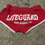 Lifeguard  San Diego - Red Booty Shorts - S Photo 1