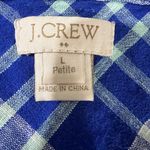 J.Crew ‎ 100% Cotton Petite Button Down Shirt - sz LP Photo 4