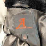 Adrienne Landau Button Up Lined Faux Fur Coat Jacket Black XL Photo 1