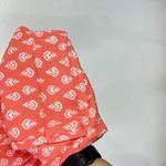 Liz Claiborne Coral Foulard Print Drawstring Crop Pants Lounge Casual Large Boho Photo 7