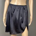 Lane Bryant Vintage Intimates  Half Slip Size 14/16 Black Short 100% Nylon USA #1 Photo 0