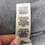 Good American Dark Wash 70s Icon Belted Cropped Denim Jacket 4 XL New Photo 11