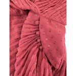 ASOS  Maxi Dress Size US 6 Red Chiffon Party Formal Metallic Pleated Wrap…​ Photo 7