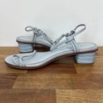 J. McLaughlin  Womens‎ Sandals 8.5 Blue Strappy Kitten Heel NEW Reptile Heel Solid Photo 1