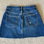 Free People Harvey Denim Distresssed Skirt 28 Photo 4