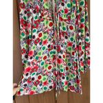 NWT AFRM Caprice Long Sleeve Mini Dress in Summer Daisy Bouquet Women’s size XS​ Red Photo 11
