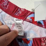 Disney Mickey mouse and Minnie Christmas Pajamas set women's small Red Photo 6