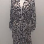 Thalia Sodi Plush Soft Robe 2X Pockets Cheetah Print Luxe Gift Photo 0