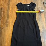 Kasper  Elegant Black Midi Dress Photo 5