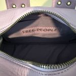 Free People  bag leather small handbag purse boho lilac purple lavender Photo 6