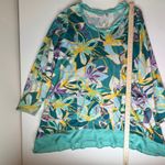 LOGO By Lori Goldstein LOGO Lori Goldstein Floral Tunic Top 2X Multicolor Stretch Artsy Resort Comfy Photo 9