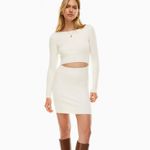 Wilfred Aritzia - Cutout Knit Longsleeve Mini Dress Photo 2